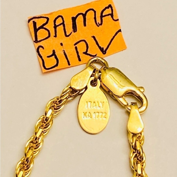 QVC Bellezza HSN Limited Edition Gold Rope chain Necklace - Picture 9 of 11